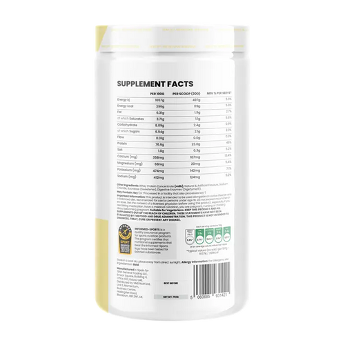 10X Athletic 10X Whey Protein 25 Servings