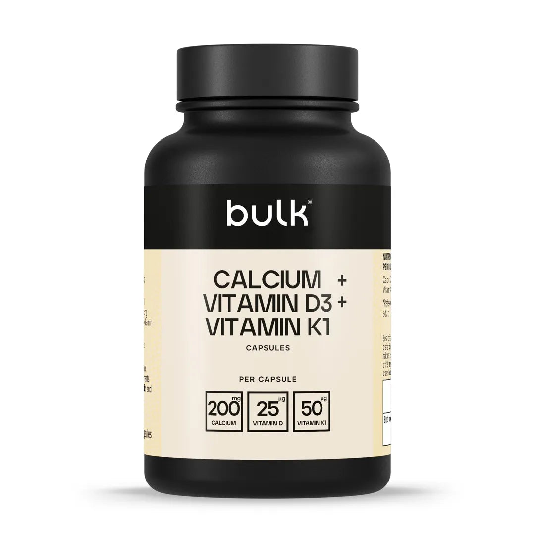 Bulk Calcium + Vitamin D3 + Vitamin K1 1000mg 270Caps